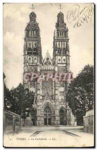 Old Postcard The Cathedral Tours