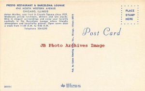 IL, Chicago, Illinois, Presto Restaurant, Lounge, Multi-View, Dexter No 20312-C 