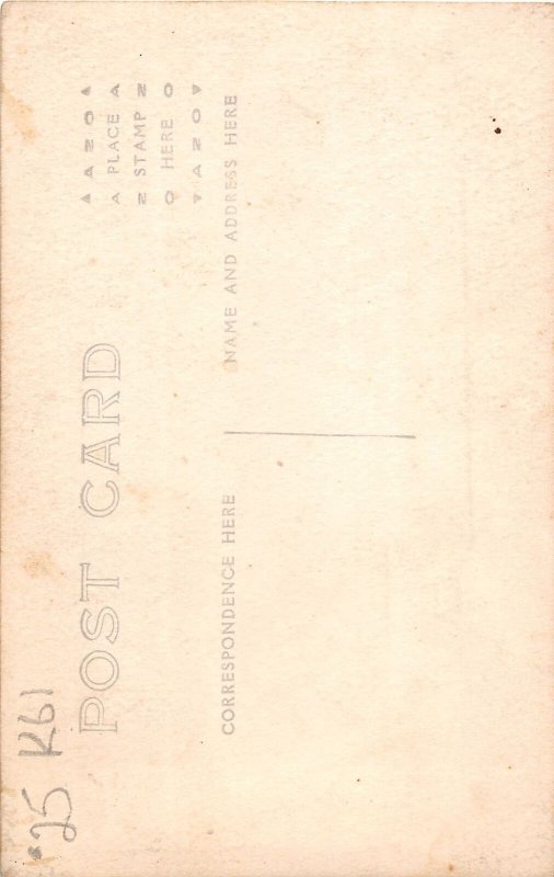 J44/ Interesting RPPC Postcard c1910 U.S.S. Sherman Ship People Studio 41