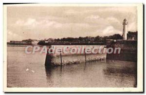 Postcard Old St Martin De Re The Lighthouse And The Steam