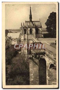 Postcard Old La Douce France Chateaux of the Loire Chateau Amboise Indre et L...