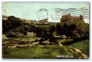 1907 Harlech North Side Gwynedd North Wales Antique Posted Postcard