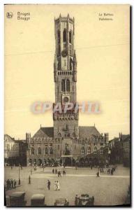 Old Postcard Bruges The Belfry