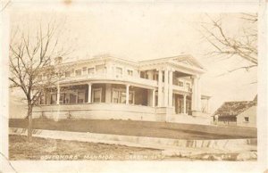 RPPC Governors' Mansion CARSON CITY Nevada 1913 Vintage Photo Postcard