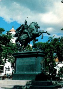 Venzuela Caracas Plaza Bolivar Bolivar Statue