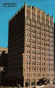 Tulsa Oklahoma Adams Hotel Postcard 