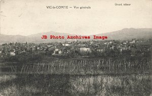 France, Vic-le-Comte, Vue Generale, Girard