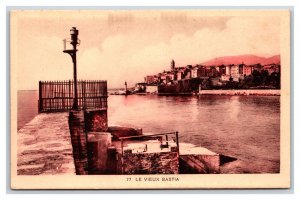 View From Water Bastia Corsica France UNP DB Postcard Y10