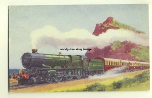 ry223 - Great Western Railway Steam Train - art postcard