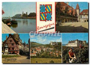 Modern Postcard The picturesque Burgundy