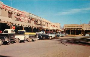 Autos Baxtone Business District Plaza 1950s Taos New Mexico Caskey 10285