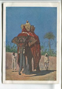 484145 USSR 1932 Vereshchagin dressed up elephant India  GIZ publishing house