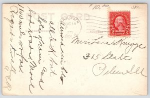 Haxtun Colorado~Public School Across Field~Water Tower~Lots Bad Roads~1927 RPPC