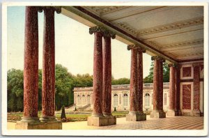 VINTAGE POSTCARD THE PERISTYLE OF THE GRAND TRIANON AT VERSAILLES FRANCE 1920s