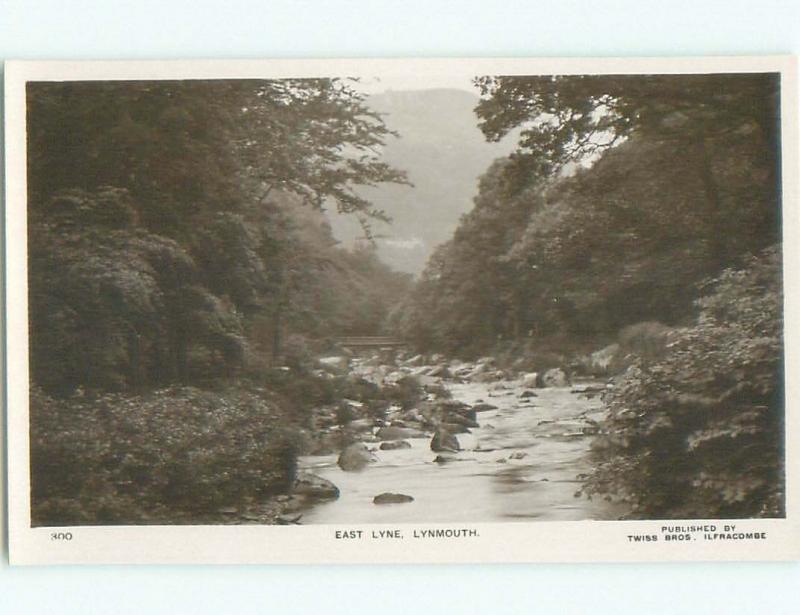 old rppc NICE VIEW Lynmouth Near Exmoor - Devon England UK i2493