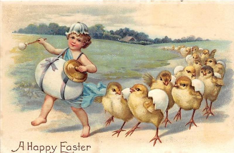 Easter, Ellen H Clapsaddle Holiday Unused 