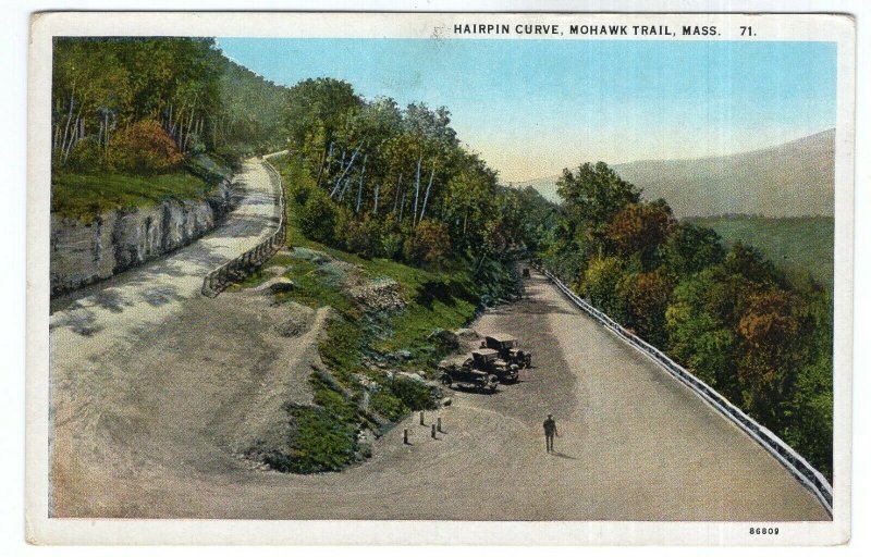 Mohawk Trail, Mass, Hairpin Curve