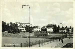 sweden, GÖTEBORG, Överåsvallen Stadion (1948) Stadium Postcard RPPC