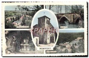 Postcard Modern Mervent Hostellerie Pierre Brune The old bridge