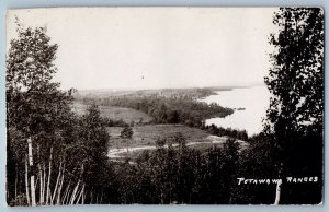 c1910's Petawawa Ranges Birds Eye View Quebec Canada RPPC Photo Postcard