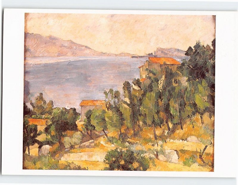 Postcard L'Estaque By Cézanne, Memorial Art Gallery, University of Rochester, NY
