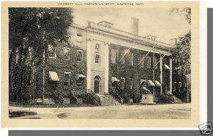 Cambridge, Massachusetts/MA/Mass Postcard, University Hall, Harvard University