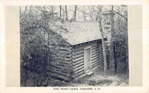 Tanassee South Carolina Girl Scout Cabin Exterior Antique Postcard K19113