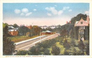 Bird's Eye View of the Depot in Princeton, New Jersey