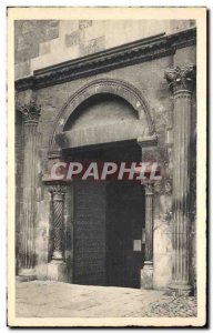 Old Postcard Aix En Provence Cathedrale Saint Sauveur Roman Gate