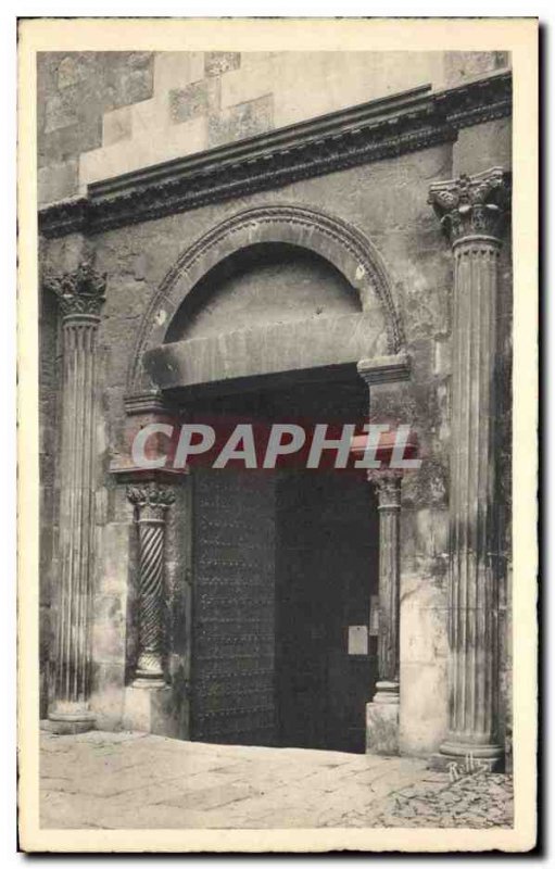 Old Postcard Aix En Provence Cathedrale Saint Sauveur Roman Gate