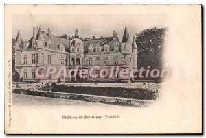 Postcard Old Chateau Bourneau (Vendee)