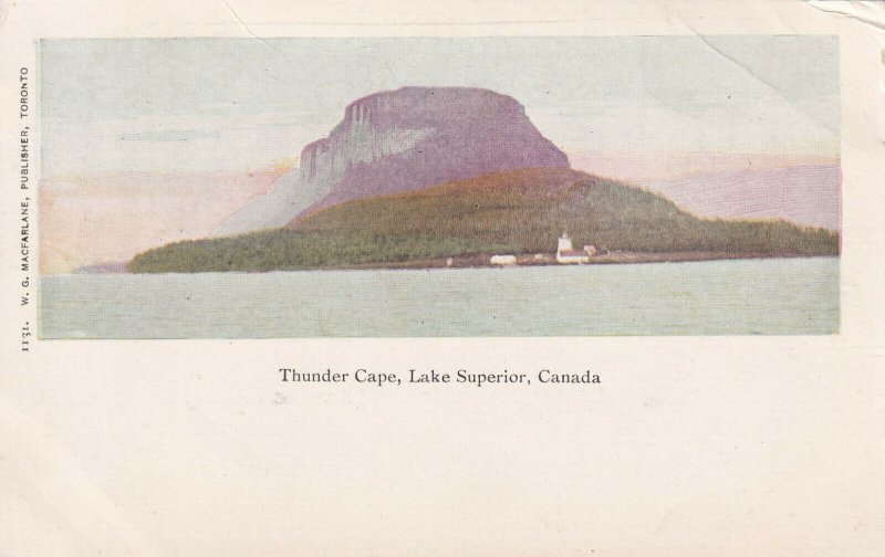 LAKE SUPERIOR, Ontario, Canada, 1900-1910s; Thunder Cape