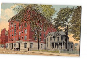 Binghamton New York NY Postcard 1907-1915 YMCA Building