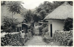 Mexico Photographer HUGO BREHME Tamazunchale Mexican Stone Wall Houses 