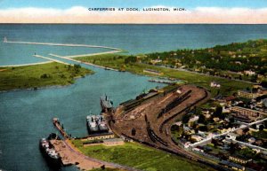 Michigan Ludington Carferries At Dock