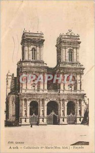 Old Postcard Auch - Cathedrale St. Mary Facade