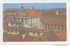 Vilnius  ,Lithuania, Panorama of the Old Town, 60-70s
