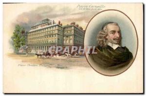 Old Postcard Paris Theater Pierre Corneille French