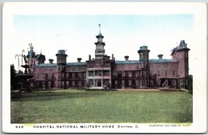 Dayton Ohio, Hospital National Military Home, House Building, Vintage Postcard