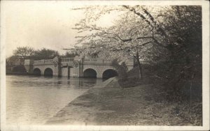 Washington D.C. Stone Bridge Real Photo Vintage Postcard