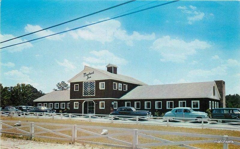 1950s Pine Brook Inn Motel roadside auto Macon Georgia Dexter postcard 162