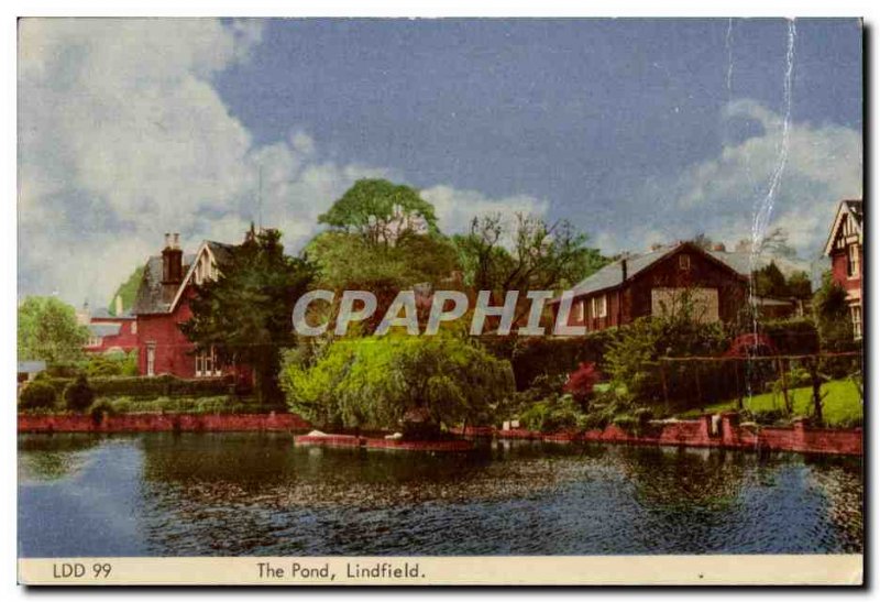 Old Postcard The Pond Lindfield