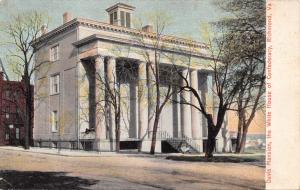 RICHMOND VA-DAVIS MANSION~WHITE HOUSE OF CONFEDERACY POSTCARD 1900s
