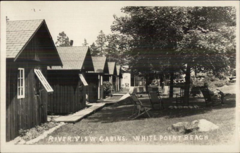 White Point Beach Nova Scotia Ns River View Cabins Real Photo