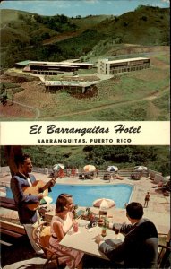 Barranquitas Puerto Rico El Barranquitas Hotel c1950-60s Vintage Postcard