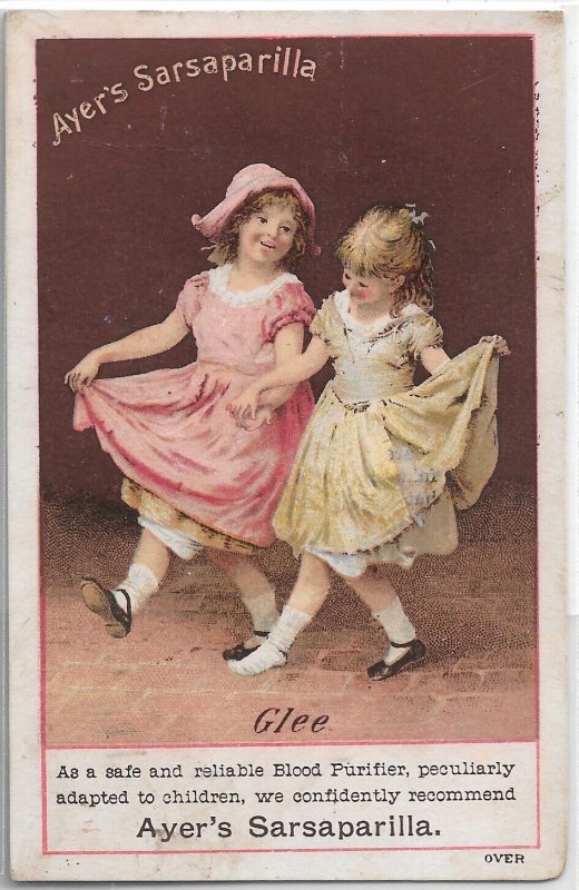 Dr J.C. Ayer & Co, Lowell, Ma Ayer's Sarsaparilla Advertising Card (49360)