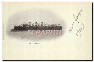 Old Postcard Boat War Le Friant