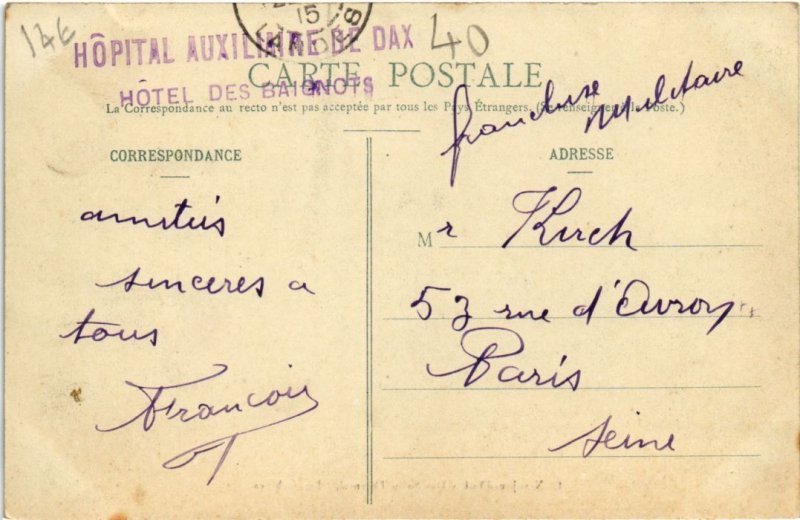 CPA Dax Salin Thermal , Les Cabines (1263277)