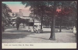 Town and Country Club,St Paul,MN Postcard 