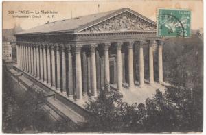 France, Paris, La Madeleine, St-Madeleine's Church used Postcard CPA